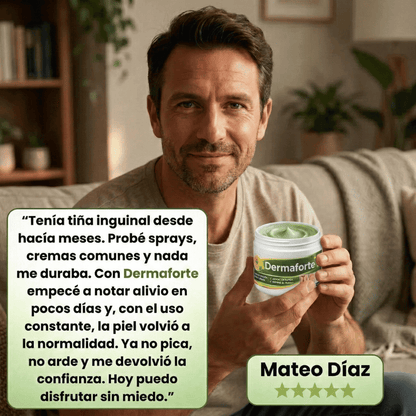 DermaForte: Fórmula clínica intensiva para erradicar hongos y aliviar la picazón severa
