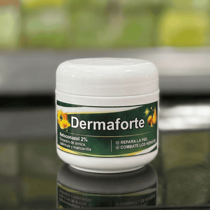 DermaForte: Fórmula clínica intensiva para erradicar hongos y aliviar la picazón severa